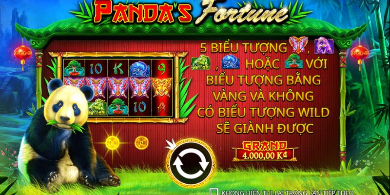 Top 5 game nổ hũ ăn tiền thật Wibo88 hấp dẫn nhất 2025 game nổ hũ Panda's Fortune