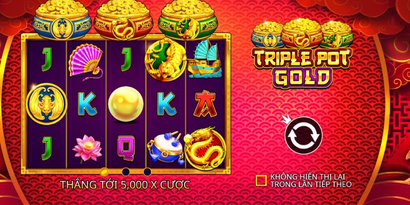 Top 5 game nổ hũ ăn tiền thật Wibo88 hấp dẫn nhất 2025 game nổ hũ Triple Pot Gold